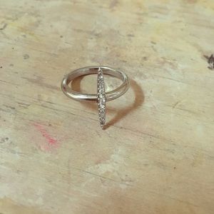 Micheal Kors Silver Spiked Ring