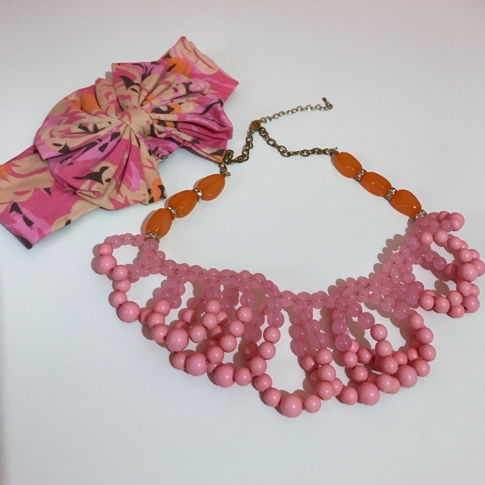 Little Girl Accessory Necklace Headband Photo Prop