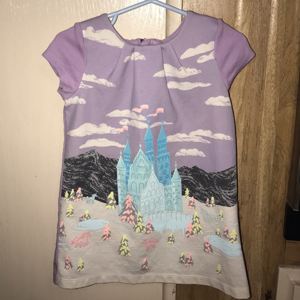 Castle and Unicorn dress