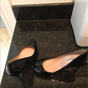 Black pair of heels