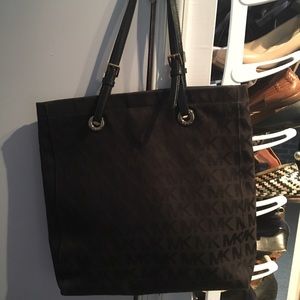 Black Michael Kores Tote