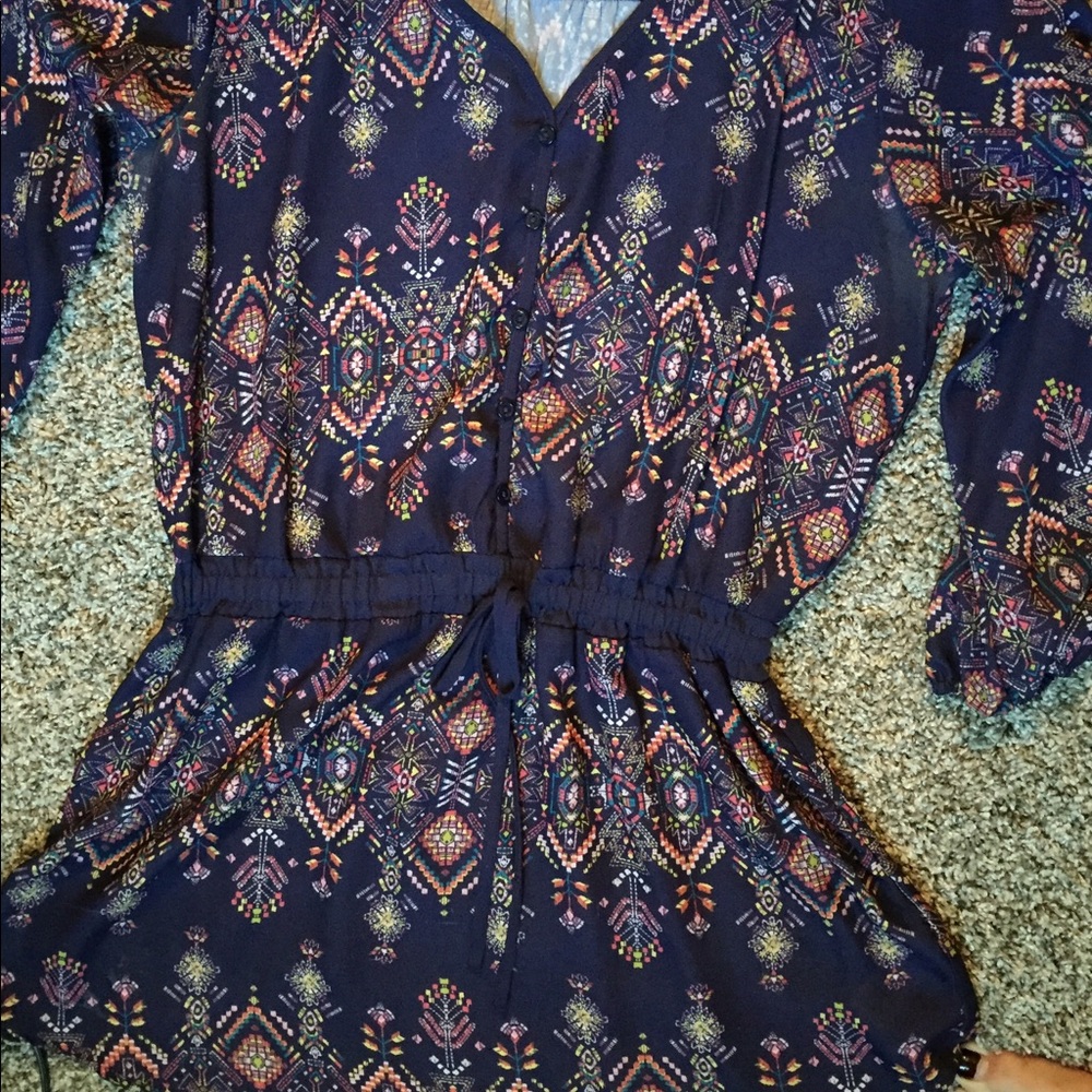 Maurices size medium Aztec print blouse