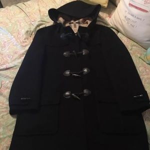Burberry Women's Toggle Coat - Black Size US 12