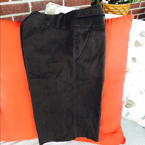 Bebe Linen Blend Bermuda Shorts - Picture 2 of 5