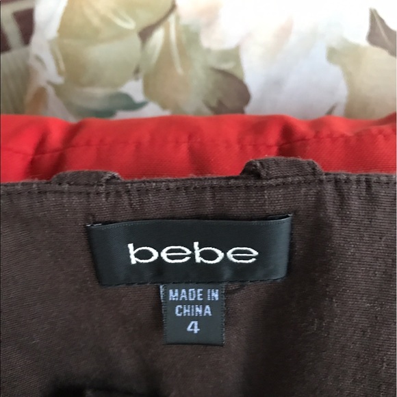 Bebe Linen Blend Bermuda Shorts - Picture 3 of 5