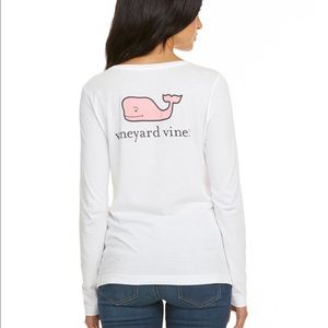 Vineyard Vines Long Sleeve Logo Tee