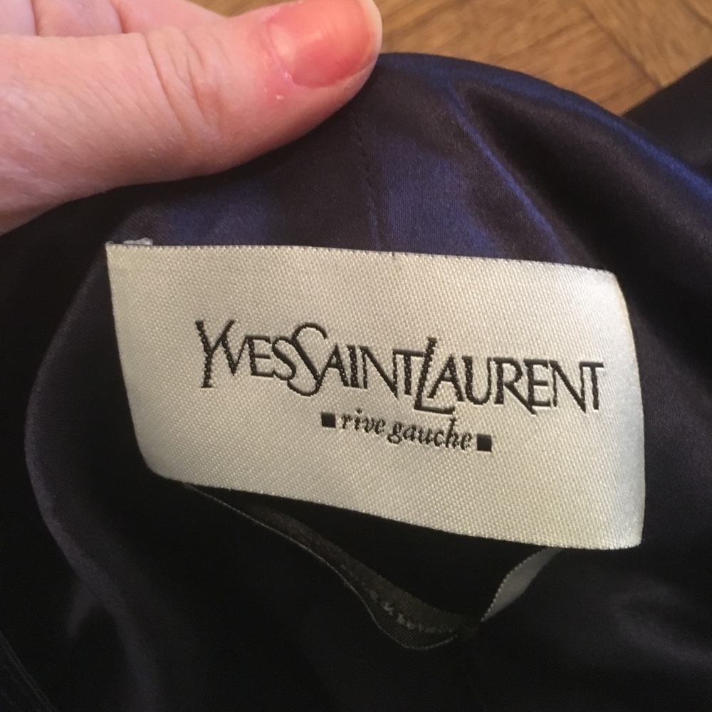 Authentic YSL crushed velvet jacket
