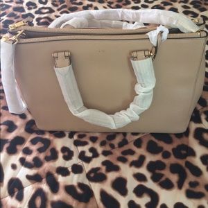 LRL Newbury double zip satchel