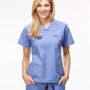 Iguana Med ceil blue scrub set 5500 5600