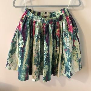Reiss floral skirt, S