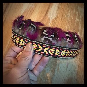 NWT AEO feather headband headdress $28.50