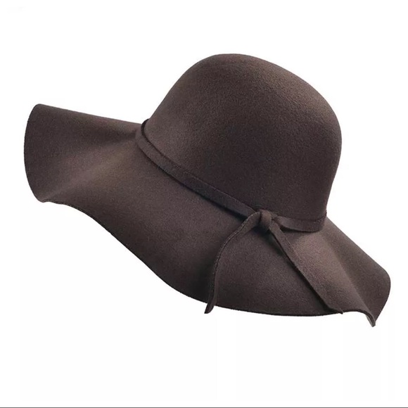 Packable Boho Floppy Hat-Espresso - Picture 3 of 3