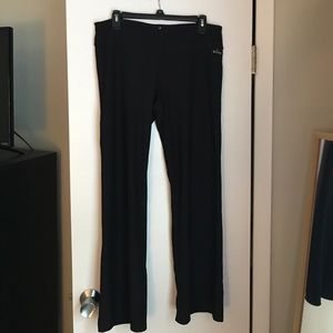 Black Spalding yoga pants