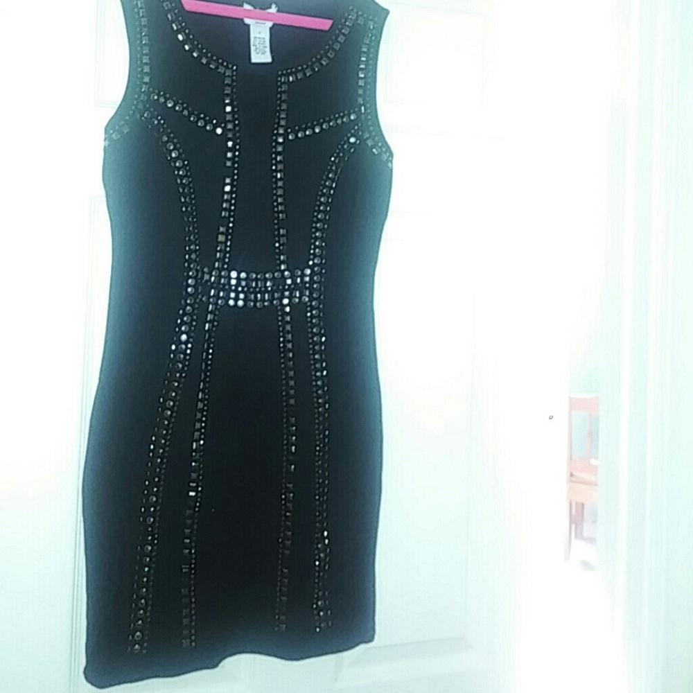 Carmen Marc Valvo studded dress