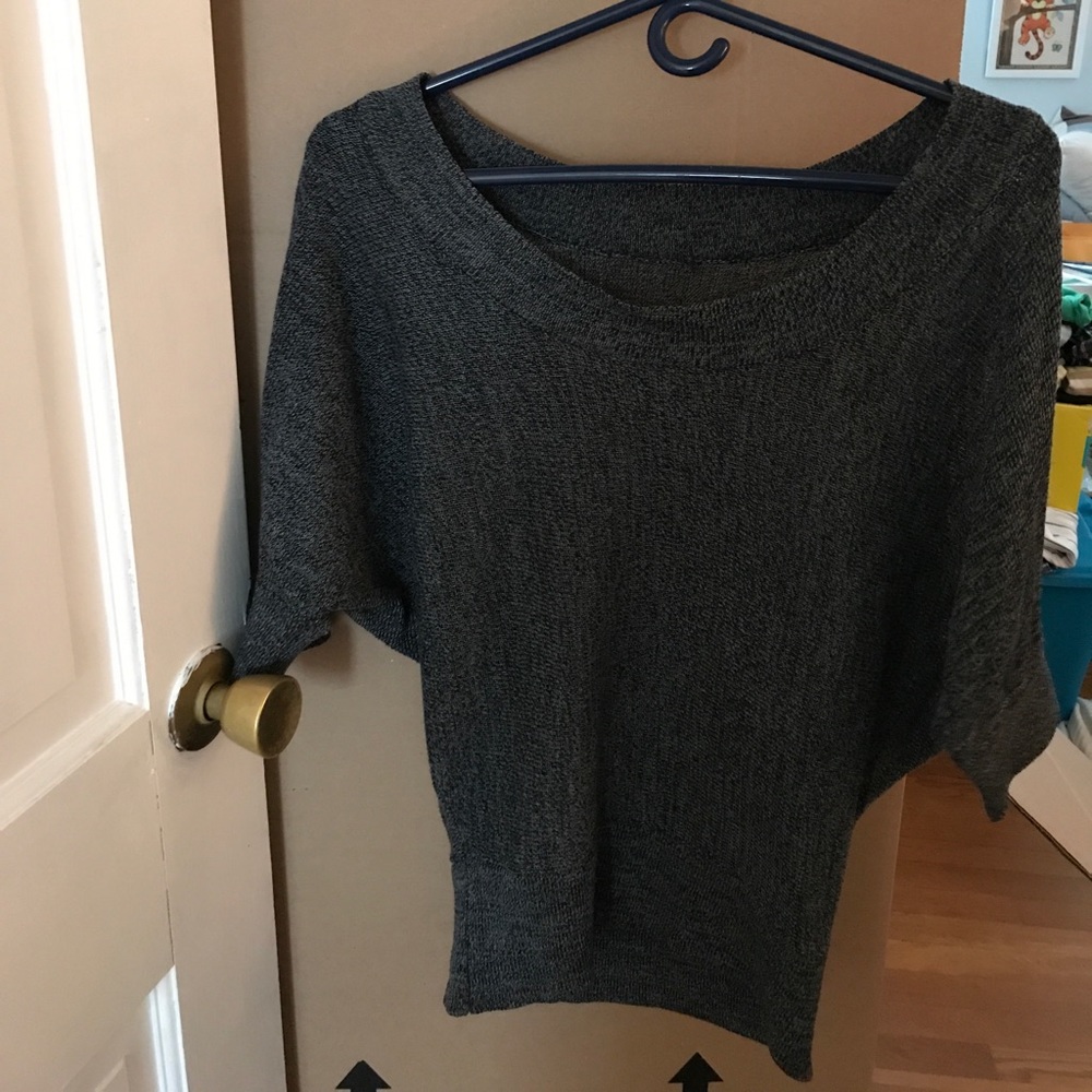 Black and grey dress shirt