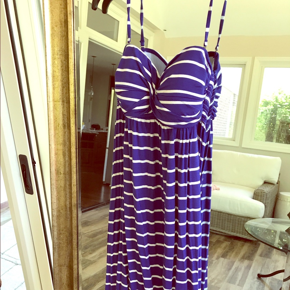 Kenneth Cole cobalt blue cover up
