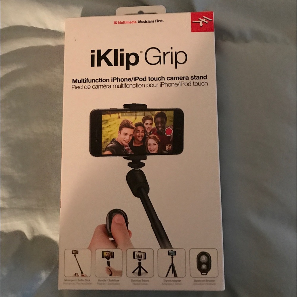 Iklip grip selfie stick from apple