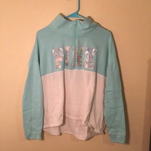 VICTORIA SECRET HALF ZIP UP