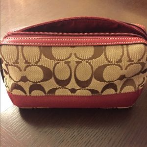 Authentic Coach makeup bag