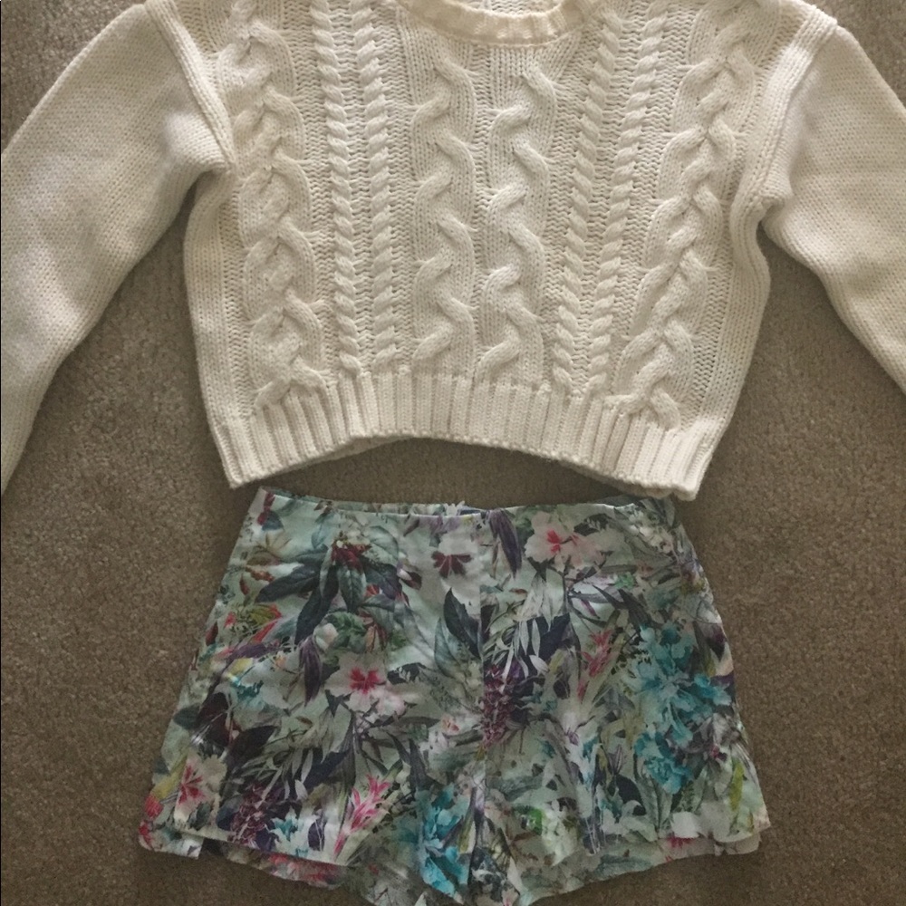Floral shorts
