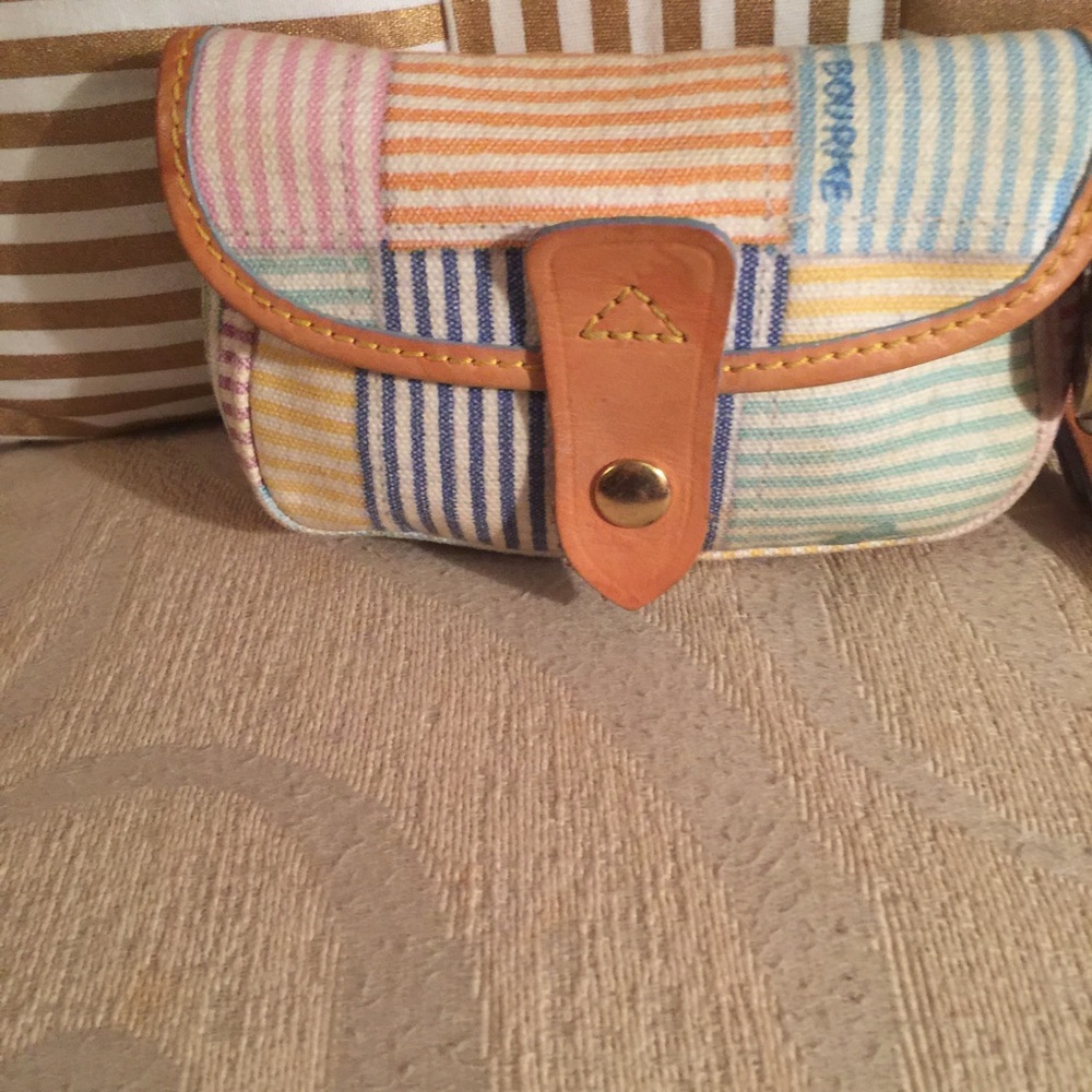 Colorful Dooney and Bourke Clutch/Wristlet