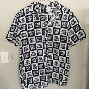 Good/Bad H&M Short Sleeve Button Down Shirt