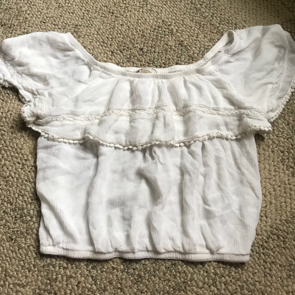 H&M Coachella collection cropped shirt