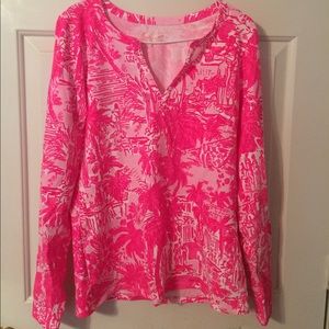 Lilly Pulitzer pink paradise top