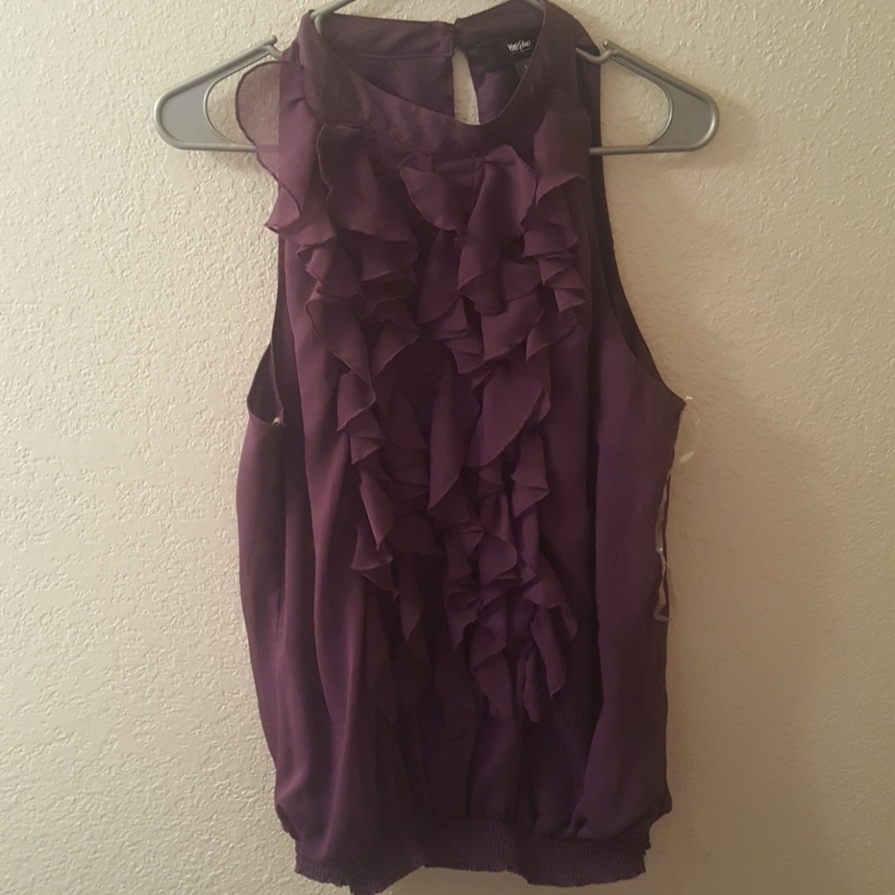 Halter Ruffled Blouse