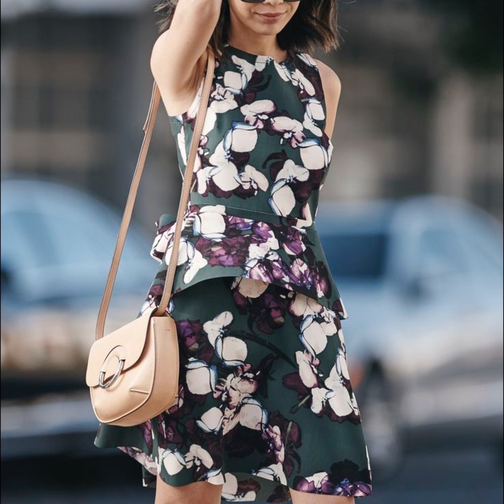 Banana Republic Floral Peplum Dress