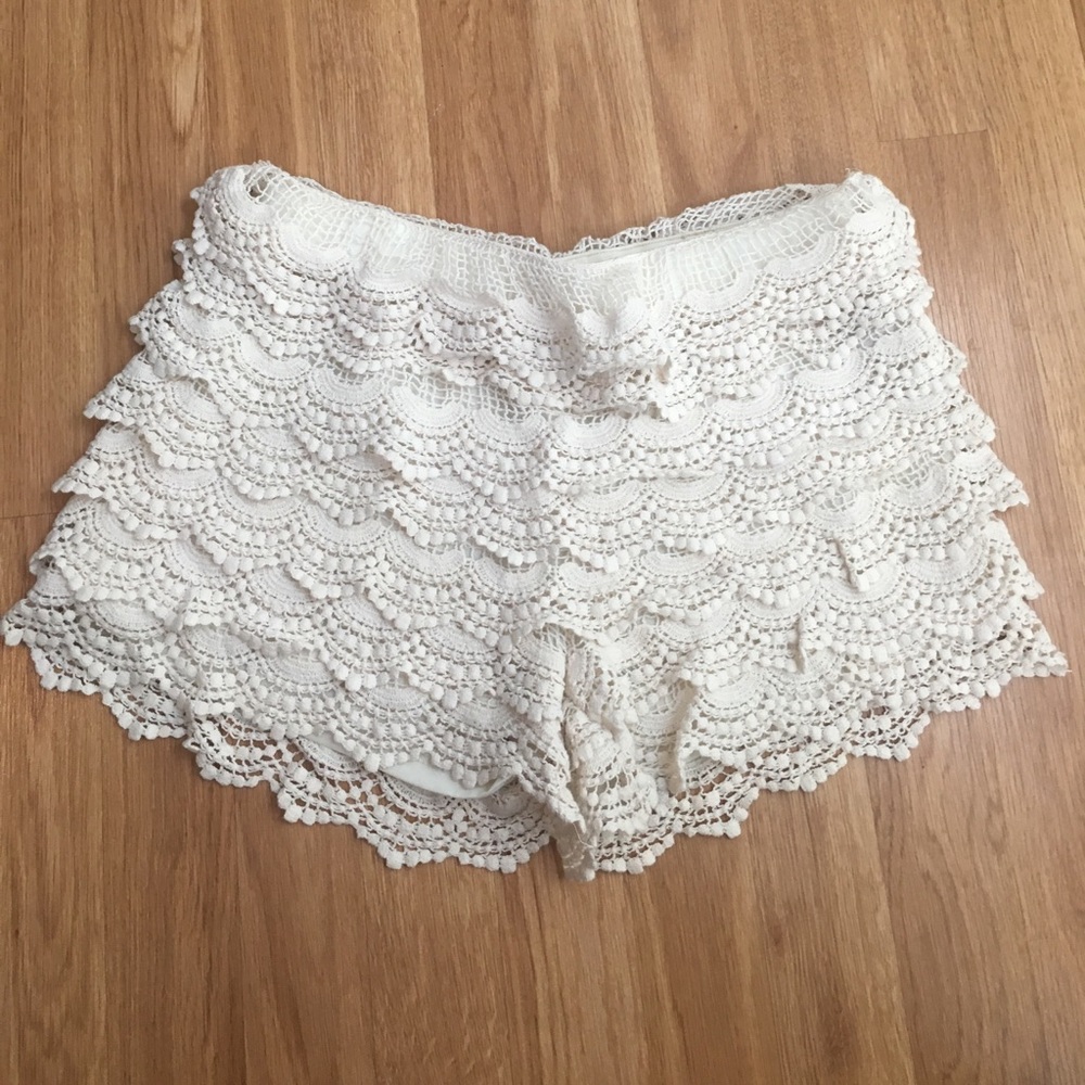 Lace shorts!