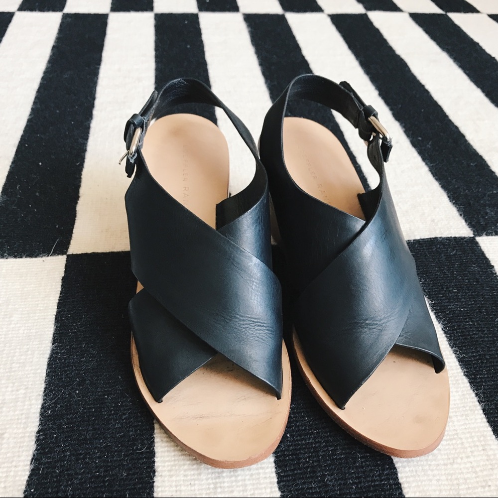 Loeffler Randall ruby stacked sandal