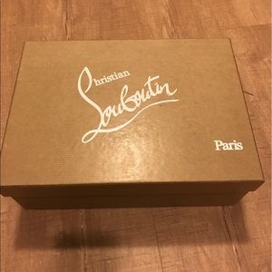 Christian Louboutin Shoe Box Only No Shoes inside