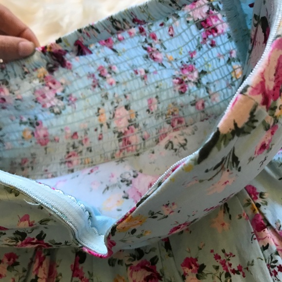 Strapless Floral Dress - Picture 3 of 8