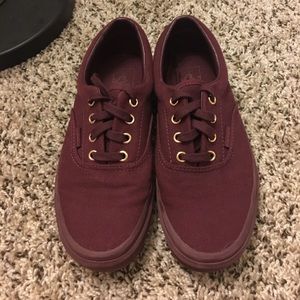 Maroon Vans *never been worn*