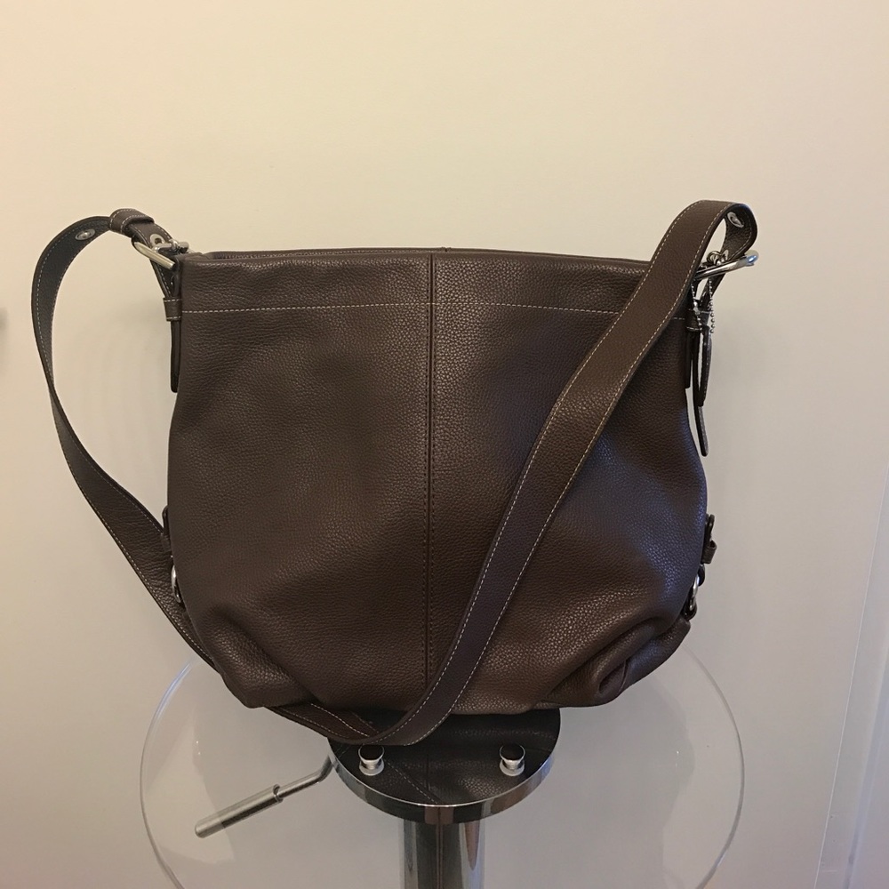 Authentic leather Coach bag NWOT