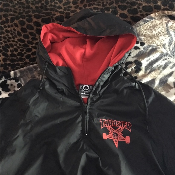 thrasher rain jacket