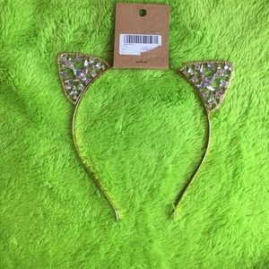 Gold car ear headband