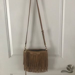 Rebecca Minkoff Finn Fringe Suede Crossbody Bag