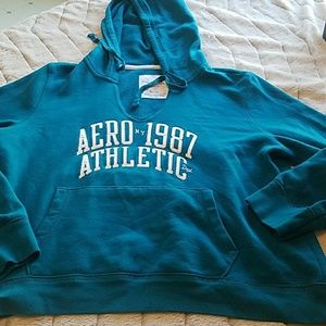 Aeropostale v neck hoodie