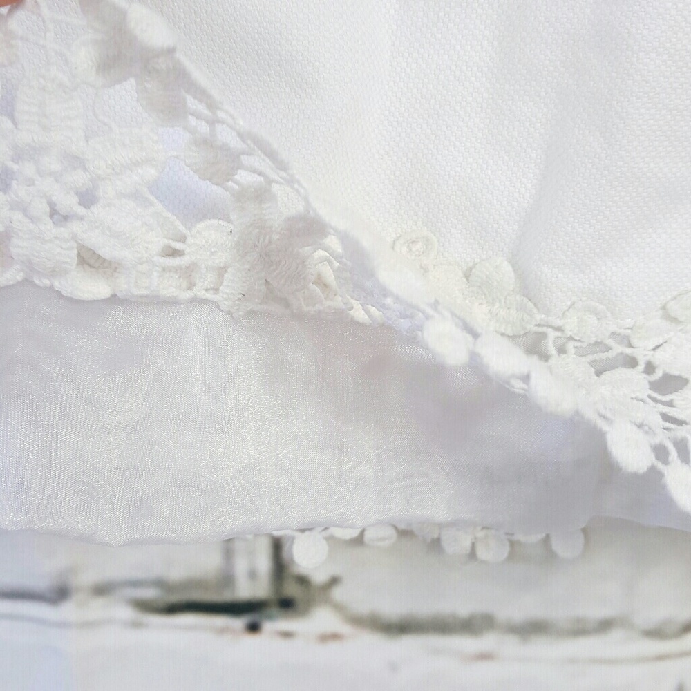 J. Crew White Scalloped Lace Mini Skirt - Picture 5 of 7