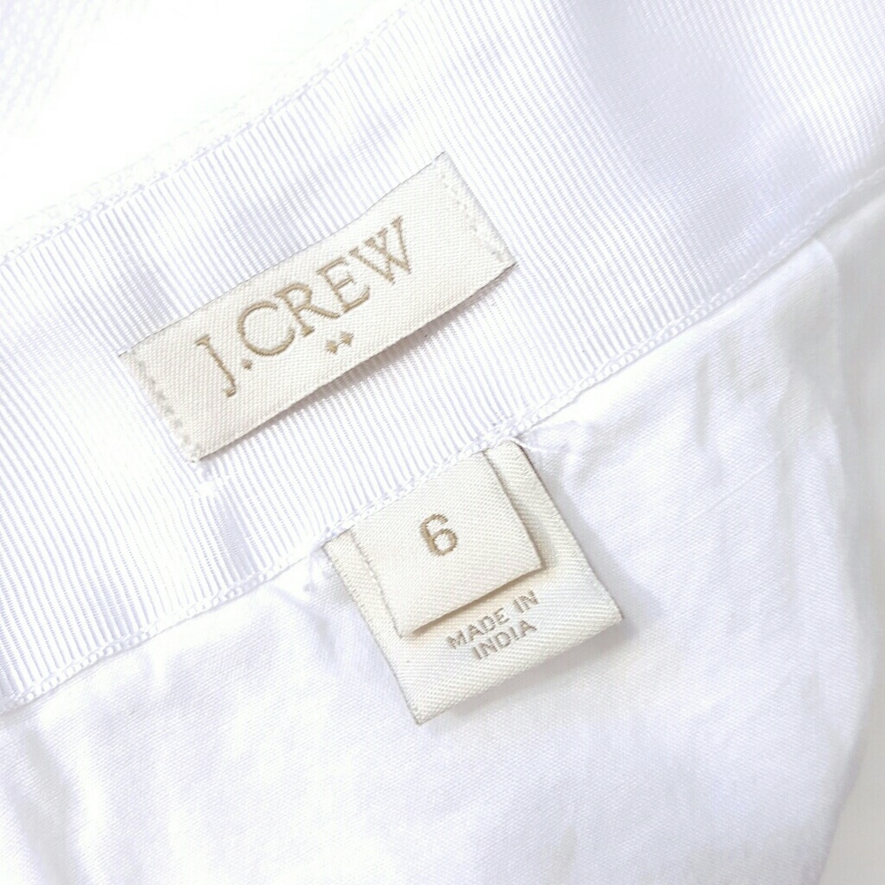 J. Crew White Scalloped Lace Mini Skirt - Picture 6 of 7