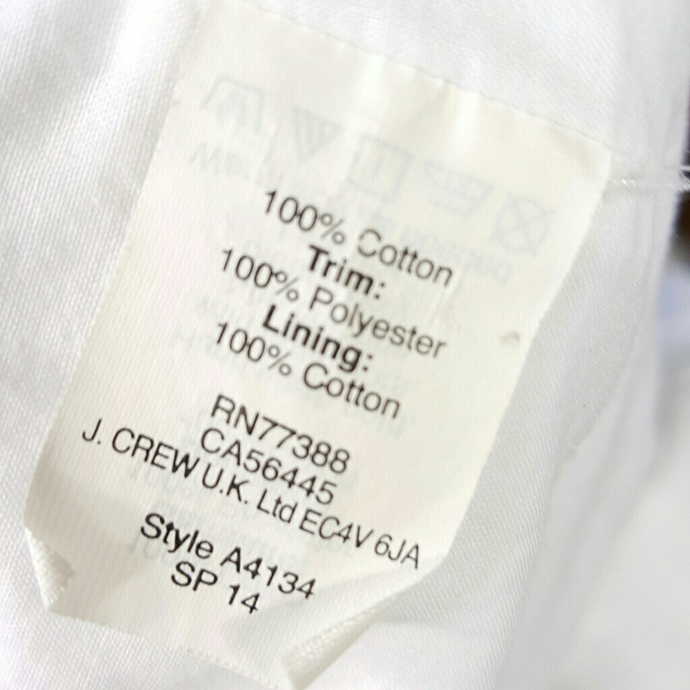 J. Crew White Scalloped Lace Mini Skirt - Picture 7 of 7