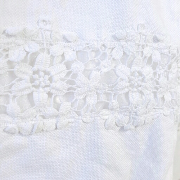 J. Crew White Scalloped Lace Mini Skirt - Picture 3 of 7