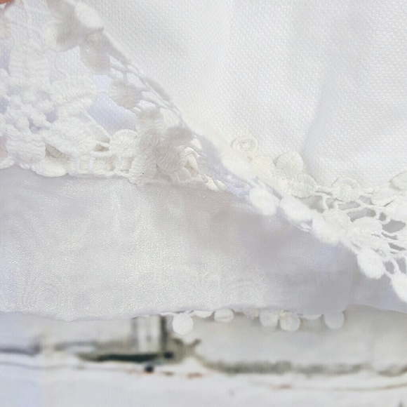 J. Crew White Scalloped Lace Mini Skirt - Picture 5 of 7