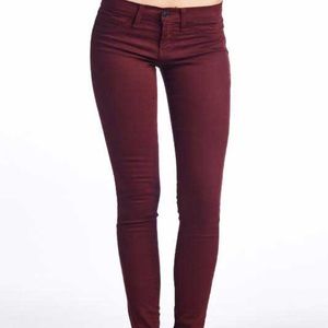 Flying Monkey Wine Colored Skinny Jeans