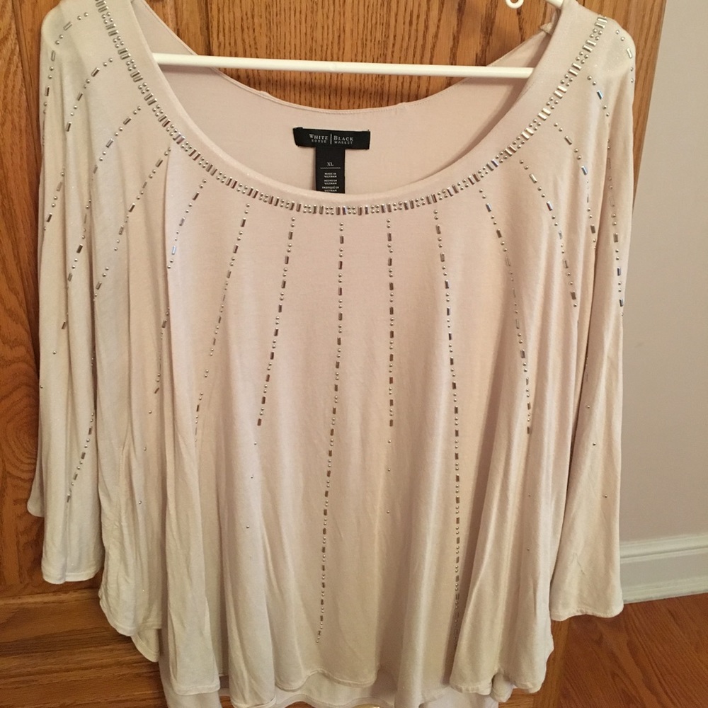 White House Black Market butterfly style shirt