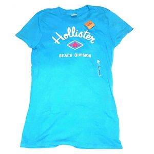 💕NWT Blue Hollister T Shirt. Size Medium.