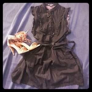 Super Cute Sleeveless Denim Dress🌻