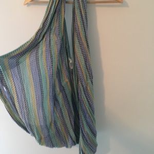 Colorful circle scarf
